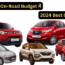 Best cars under 5 lakhs in India 2024